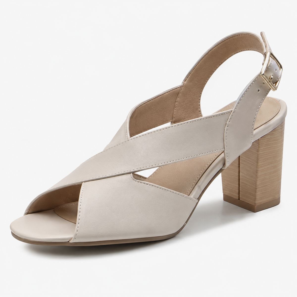 Delphine | Elegant Square-Heeled Sandals
