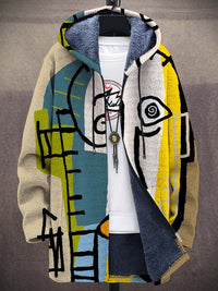 Gareth | Art-Inspired Hooded Cardigan