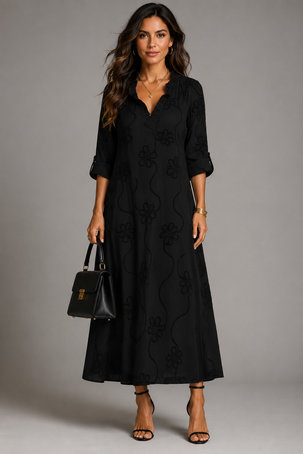 Ambre | Figure-flattering Floral Summer Dress