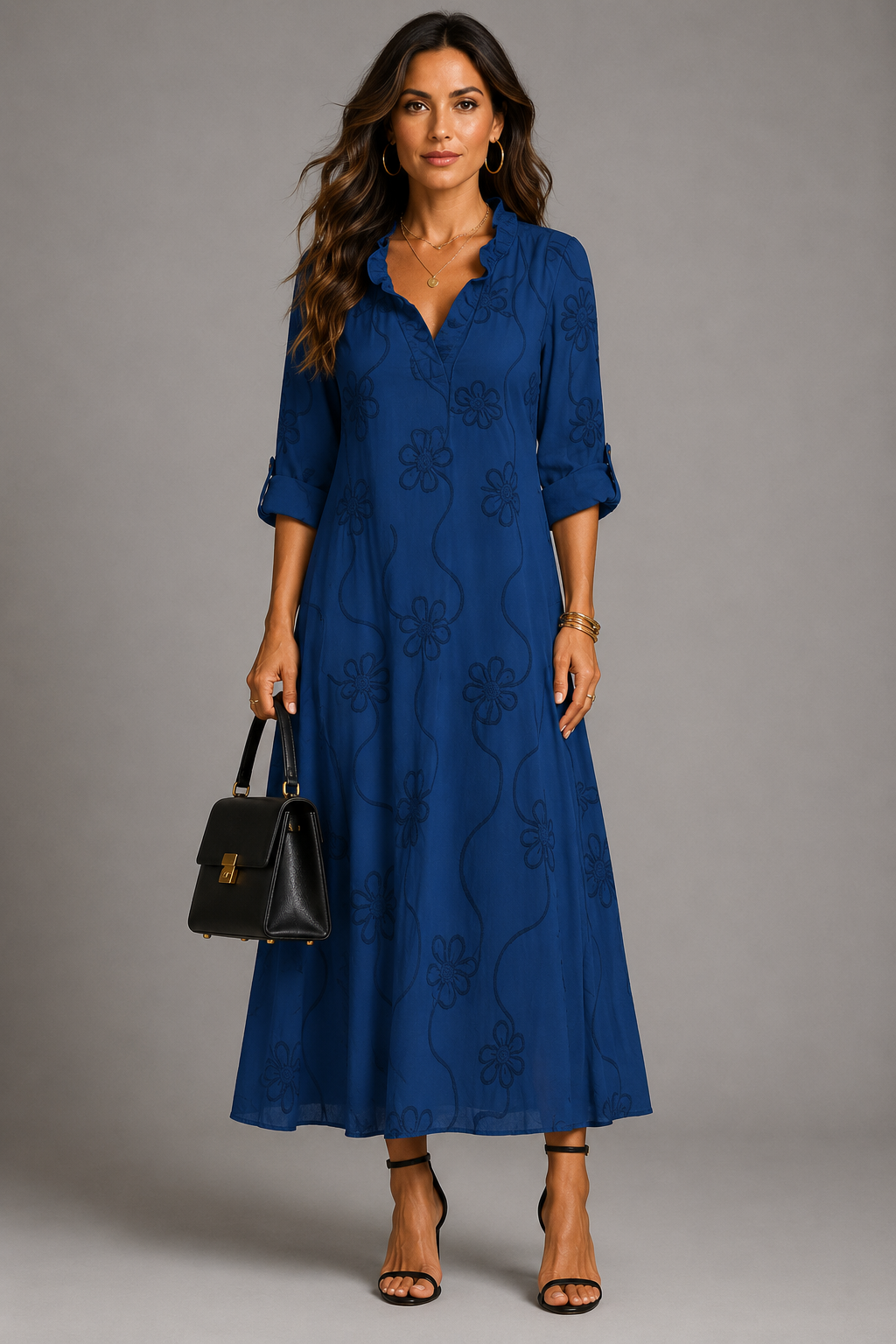 Ambre | Figure-flattering Floral Summer Dress
