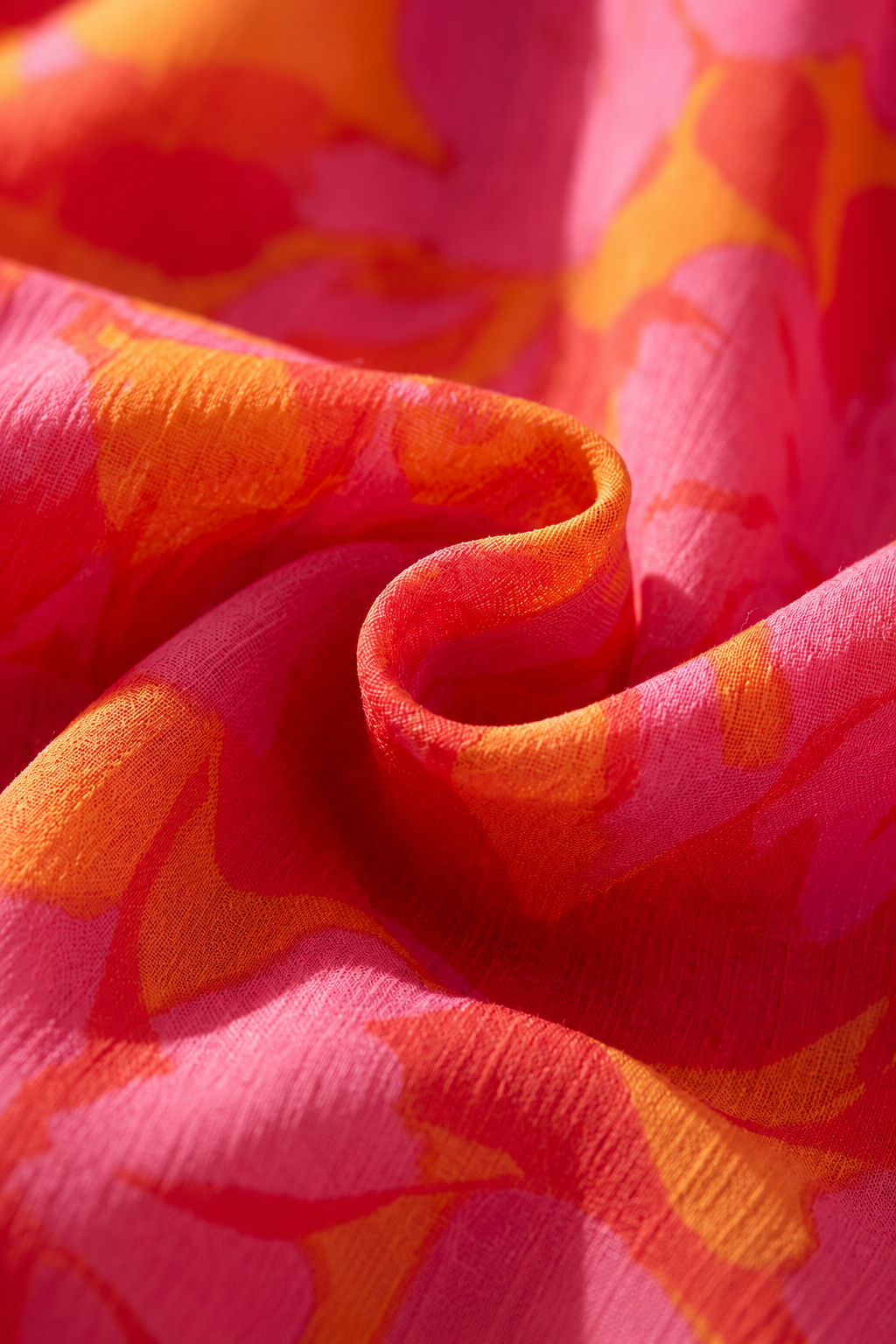 Olympe | Flowing Dress in Pink and Orange