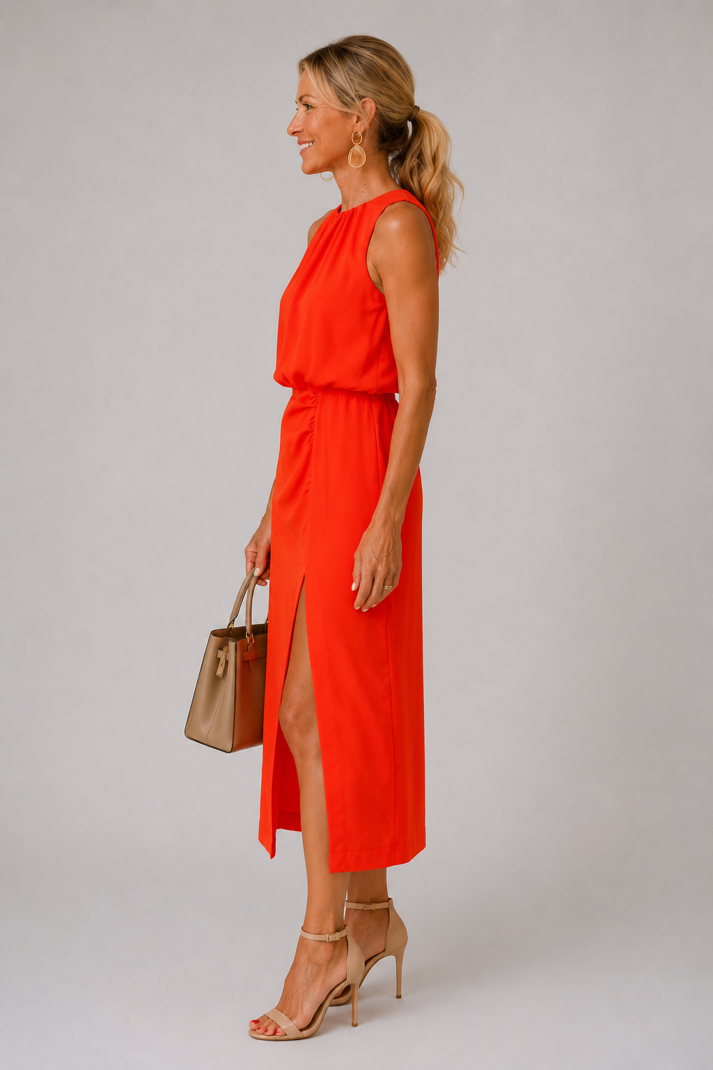 Nicole | Elegant Summer Dress with Slit