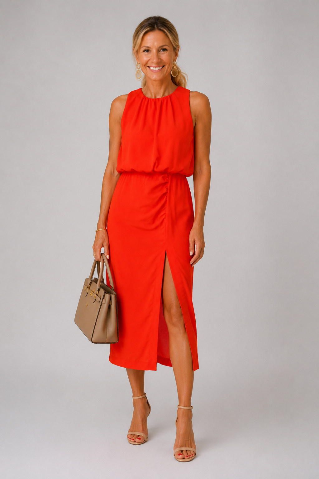 Nicole | Elegant Summer Dress with Slit