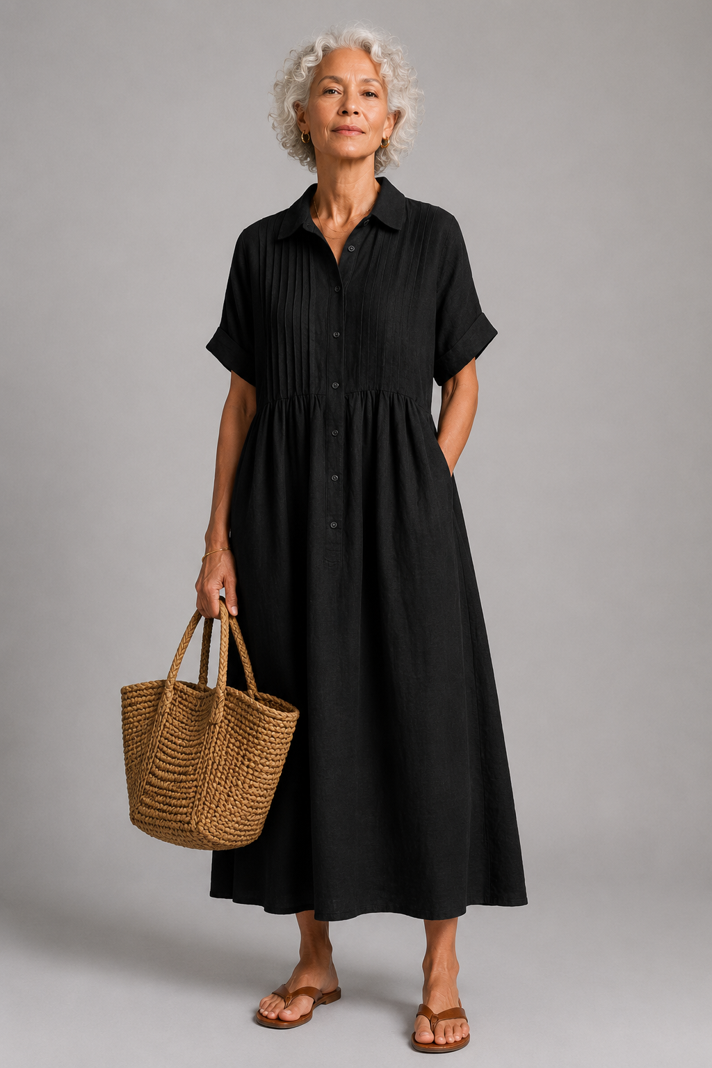 Océane | Blue Summer Maxi Dress