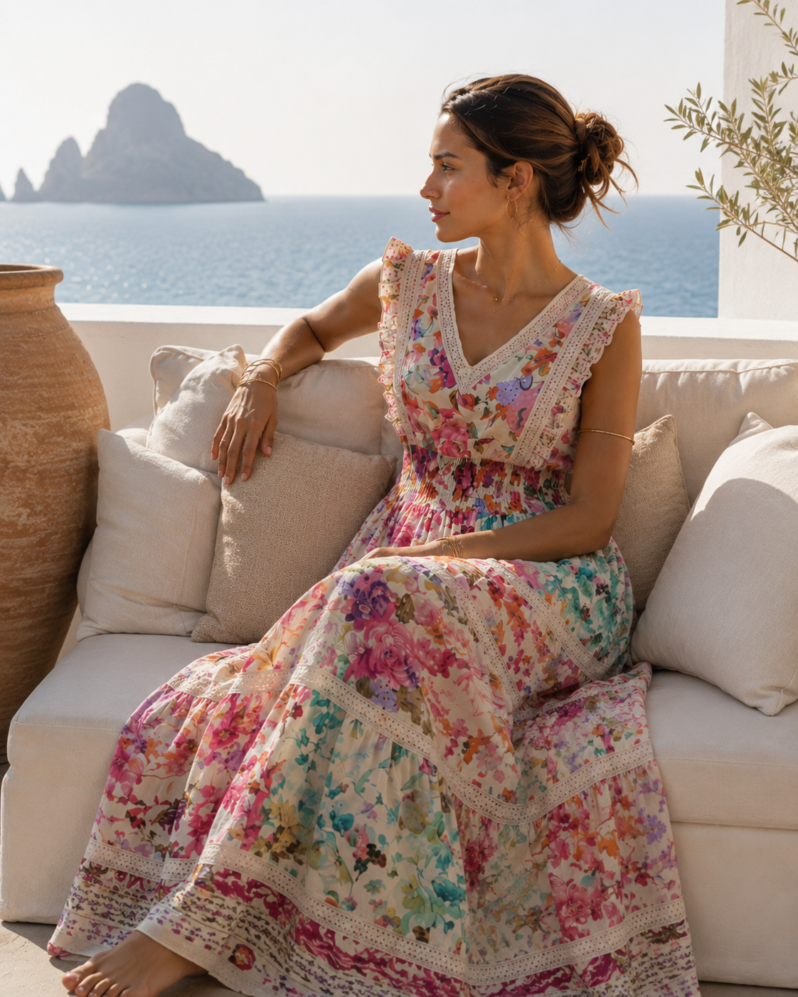 Bougainvillea Dress
