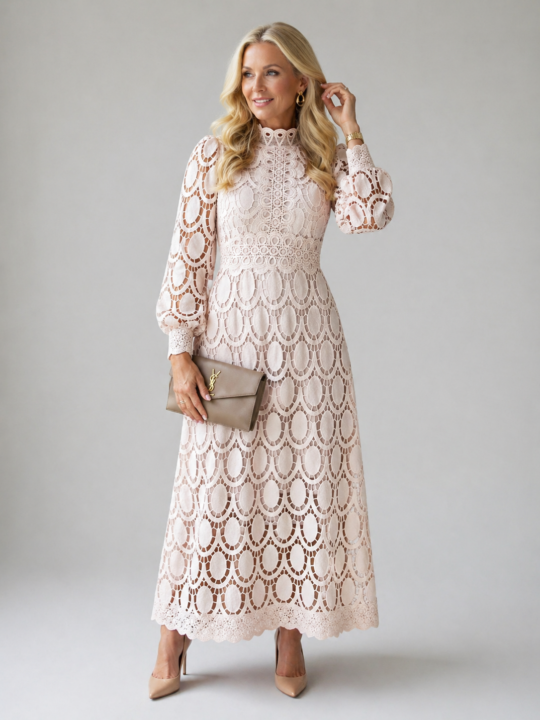 Ellis & Johnson™ | Lace Midi Dress