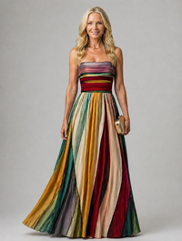 Violet & Grace™ | Effortless Strapless A-Line Dress