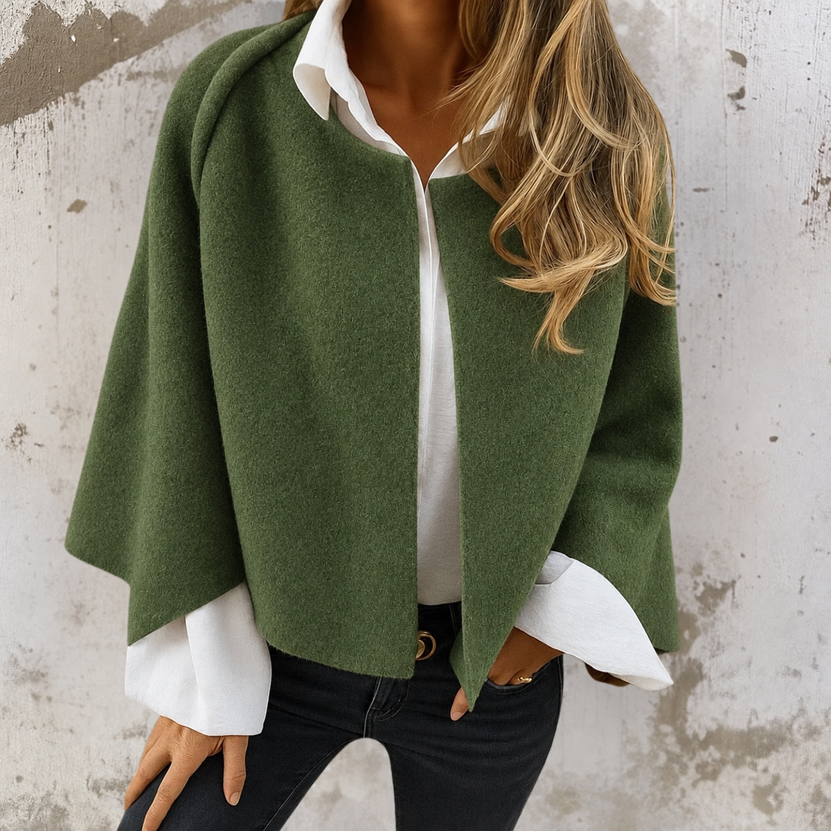 Odette | Elegant Short Jacket – Wells & Rose