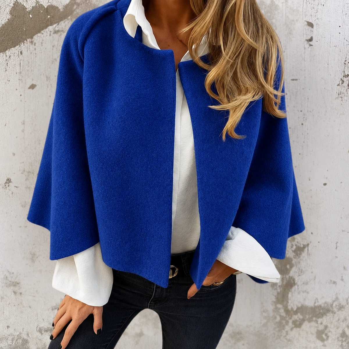 Odette | Elegant Short Jacket – Wells & Rose