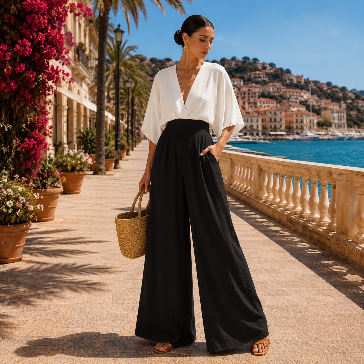 Mara | Elegant Evening Jumpsuit with Wide Legs