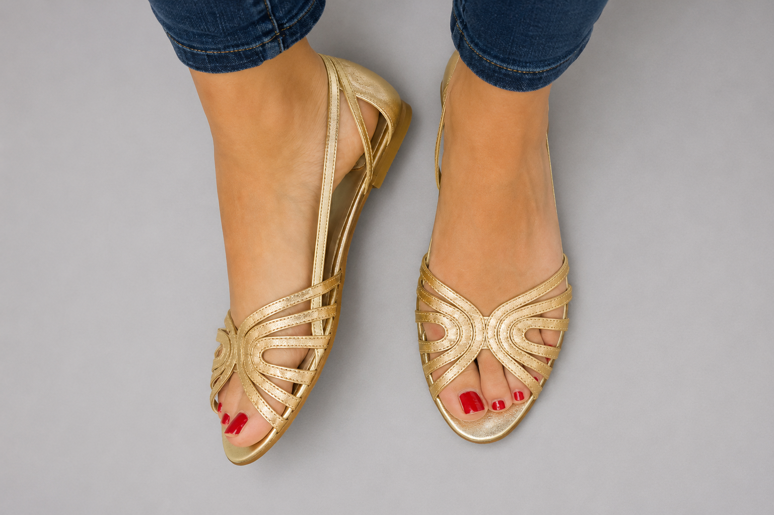 Talia - Golden Summer Glow Sandals