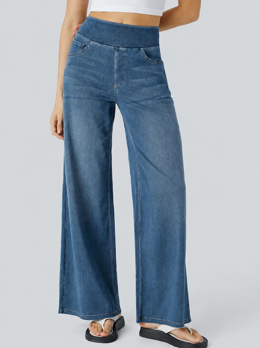 Beatrix | Casual Wide-Leg Pants – Wells & Rose