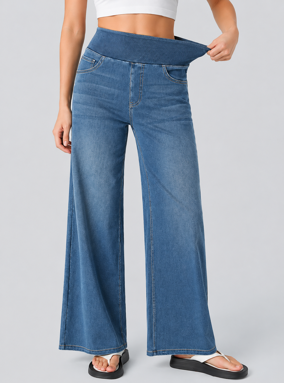 Beatrix | Casual Wide-Leg Pants – Wells & Rose