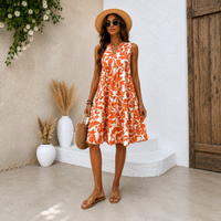 Tasha | Elegant Midi Dress with Flattering Silhouette