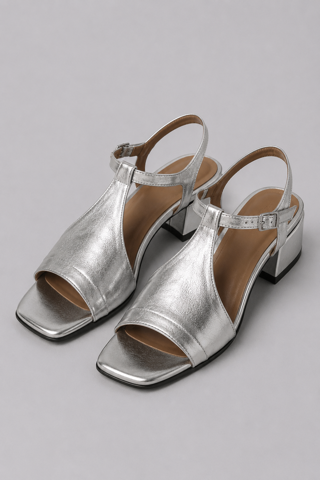 Faye | Silver Summer Sandals