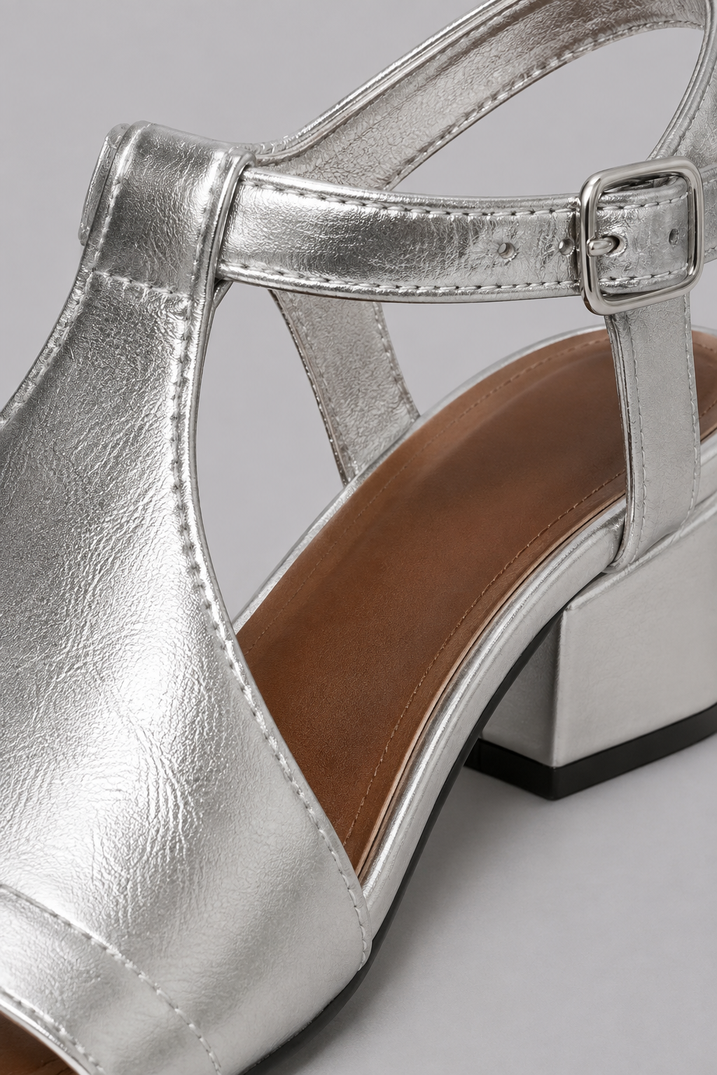 Faye | Silver Summer Sandals