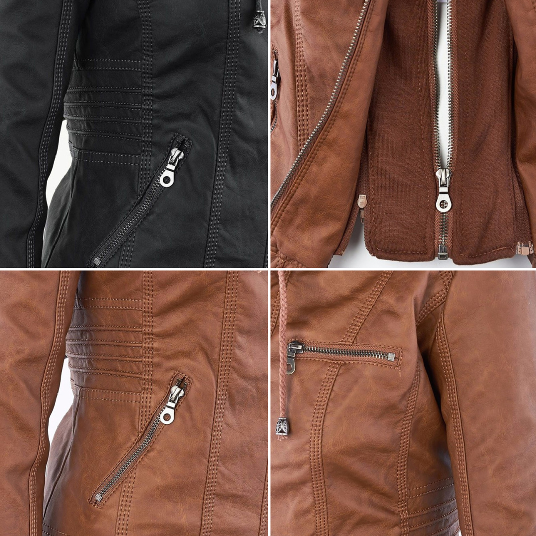 Sveva | Robust and Elegant Leather Jacket