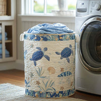 Coastal Calm | Handcrafted Laundry Basket