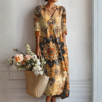 Dora™ | Floral Dress with Natural Elegance