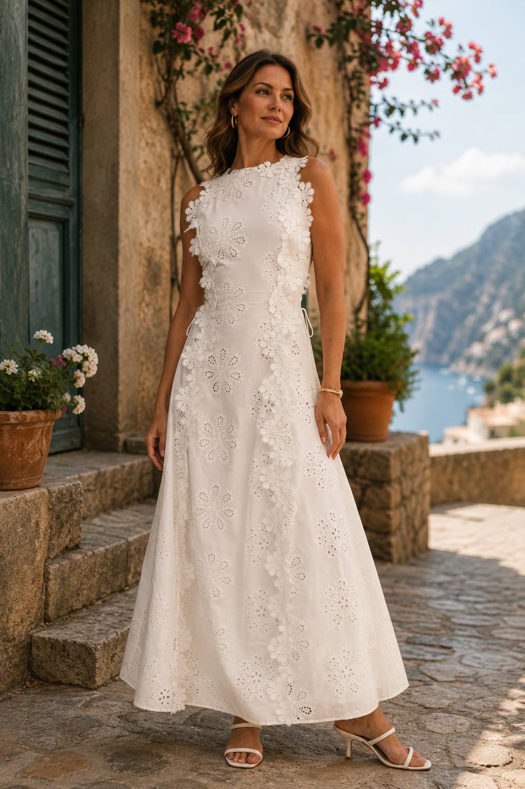 Della | Elegant Embroidered Maxi Dress