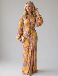 Ellis & Johnson™  | Elegant Dress with V-Neck