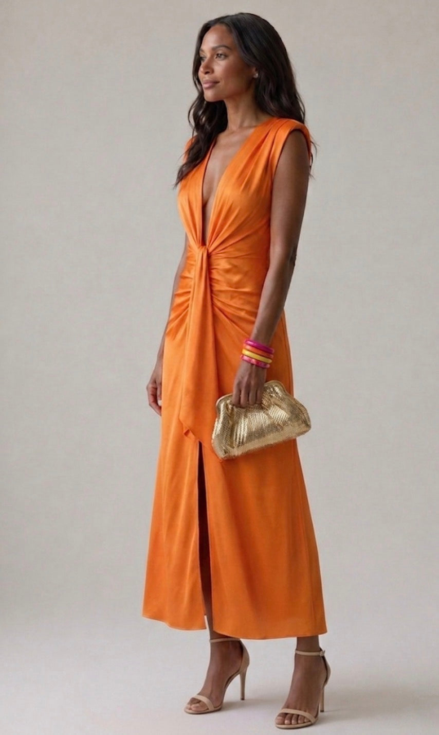Ellis & Johnson™  | Elegant Pleated Dress