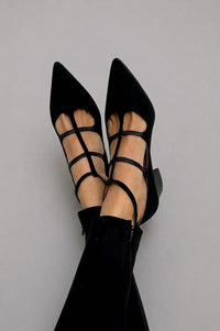 Giulia | Pointed Heels with Straps