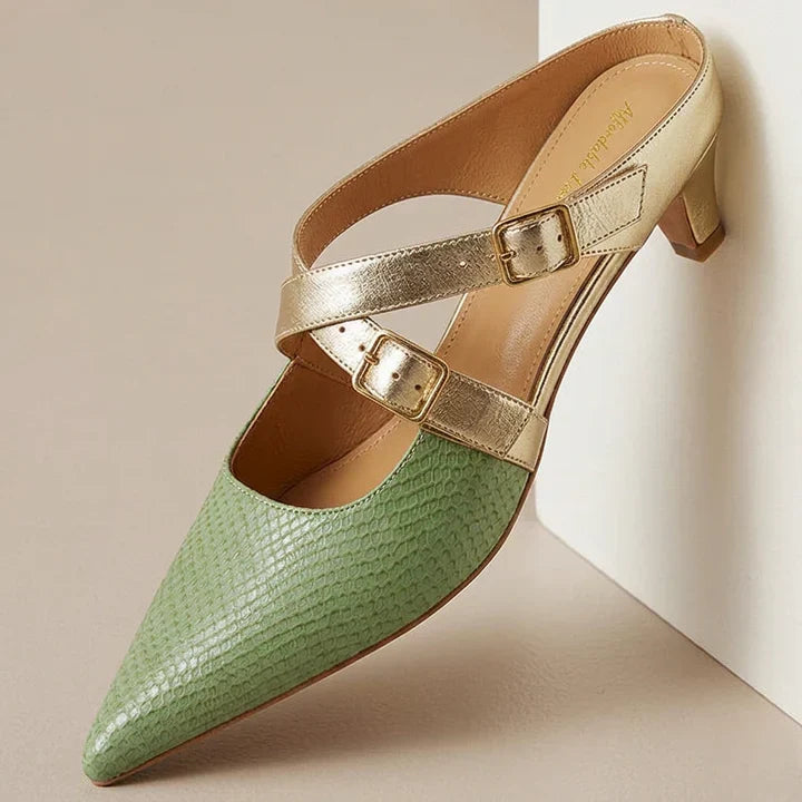 Zelle | Genuine Leather Mules
