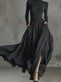 RACHEL | High-Waist Maxi Dress