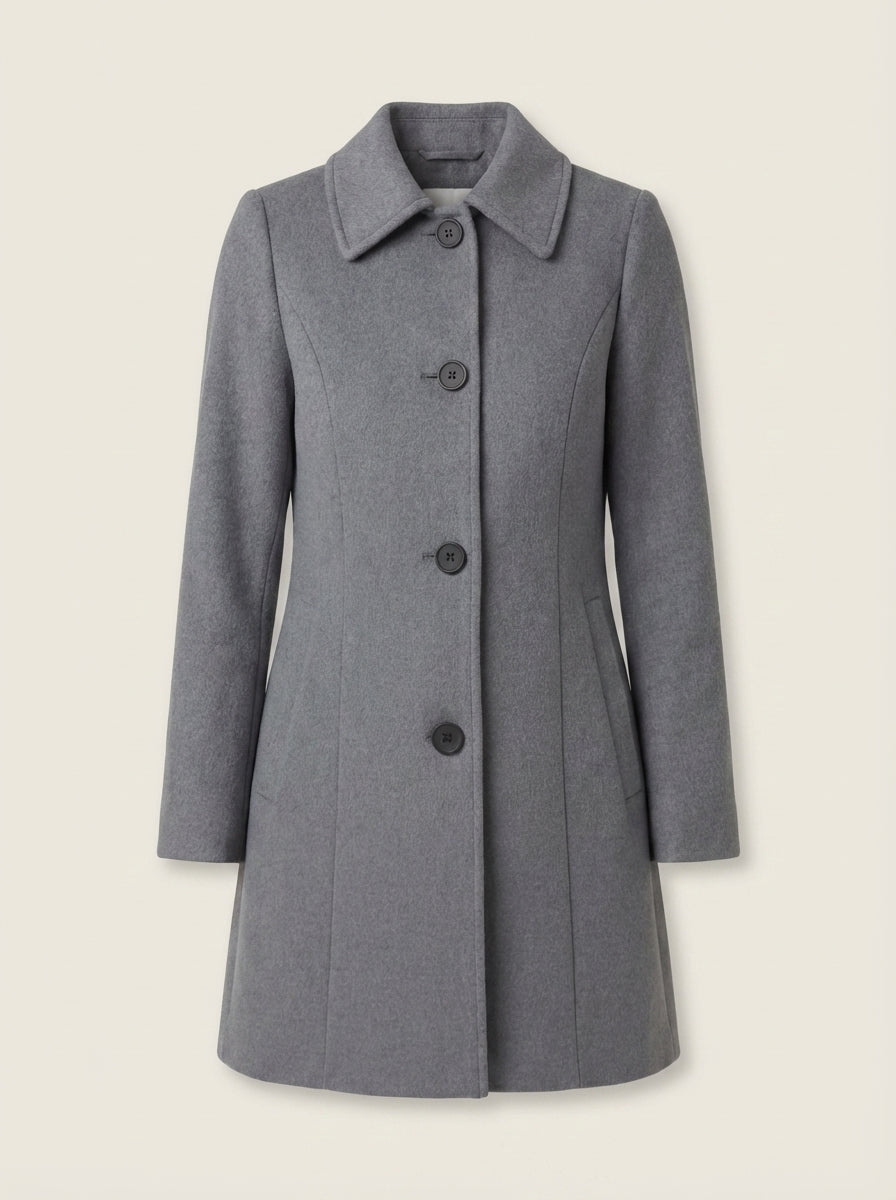 Helena - Winter Coat with Buttons