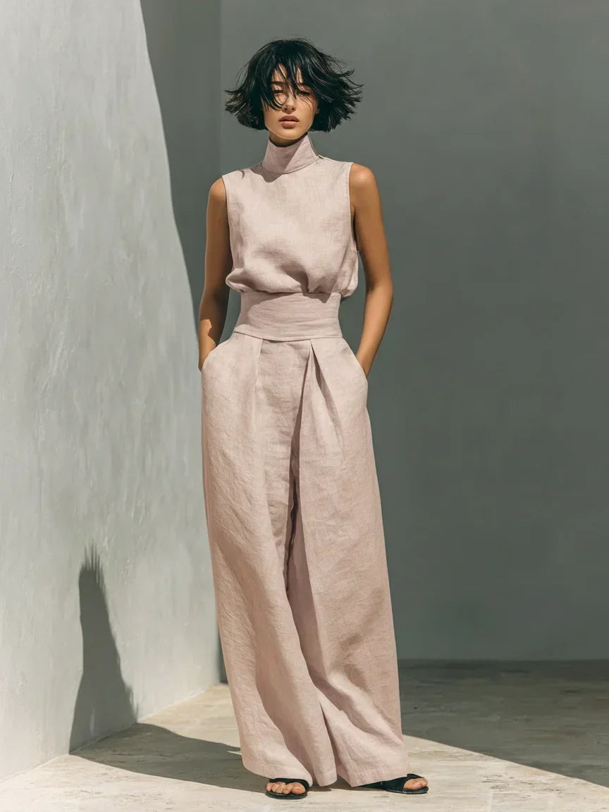 Imani | Cotton-Linen Two-Piece Set