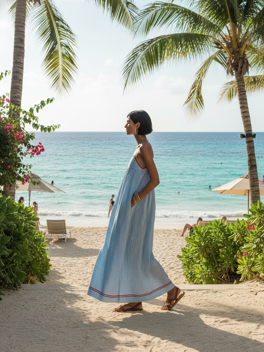 Sierra | Maxi Dress with Thin Straps