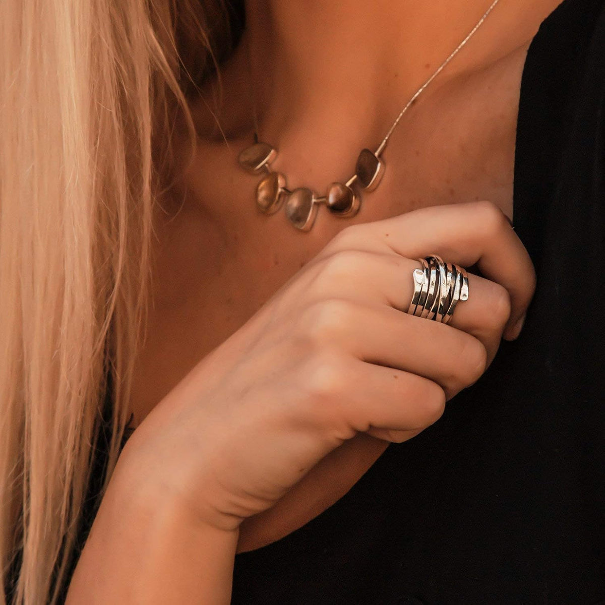 Teresa - Elegant Vintage Silver Ring