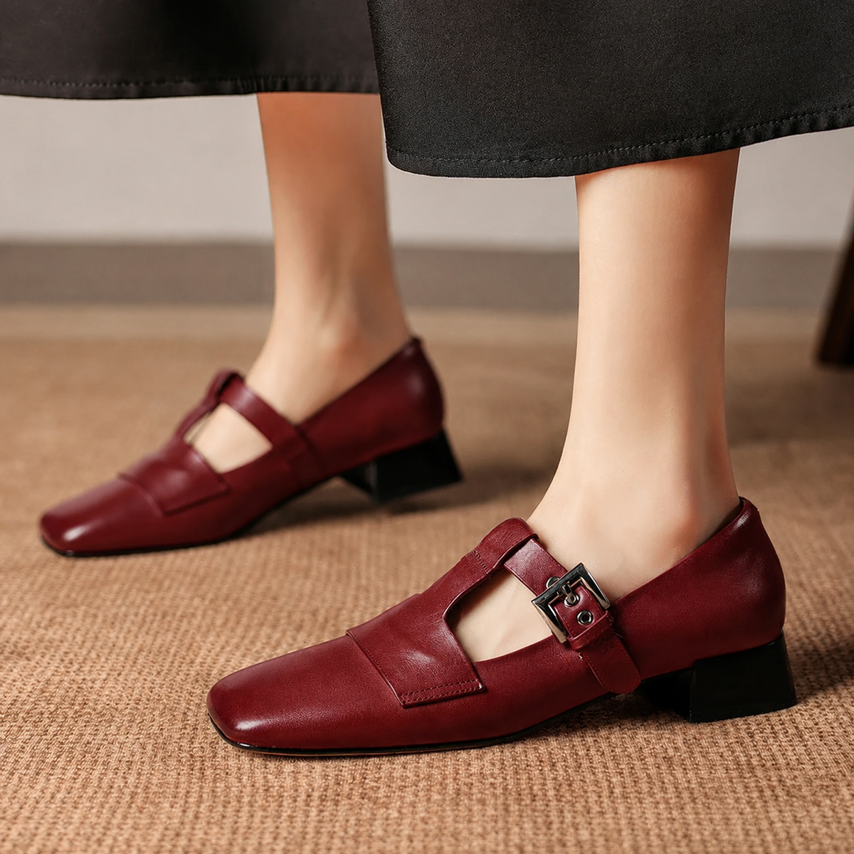 Veyra | Genuine Leather Heels