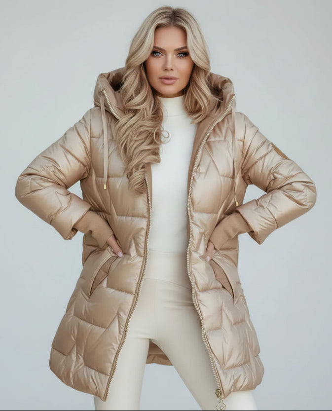 Cristelle™ | Light, quilted coat with a hood