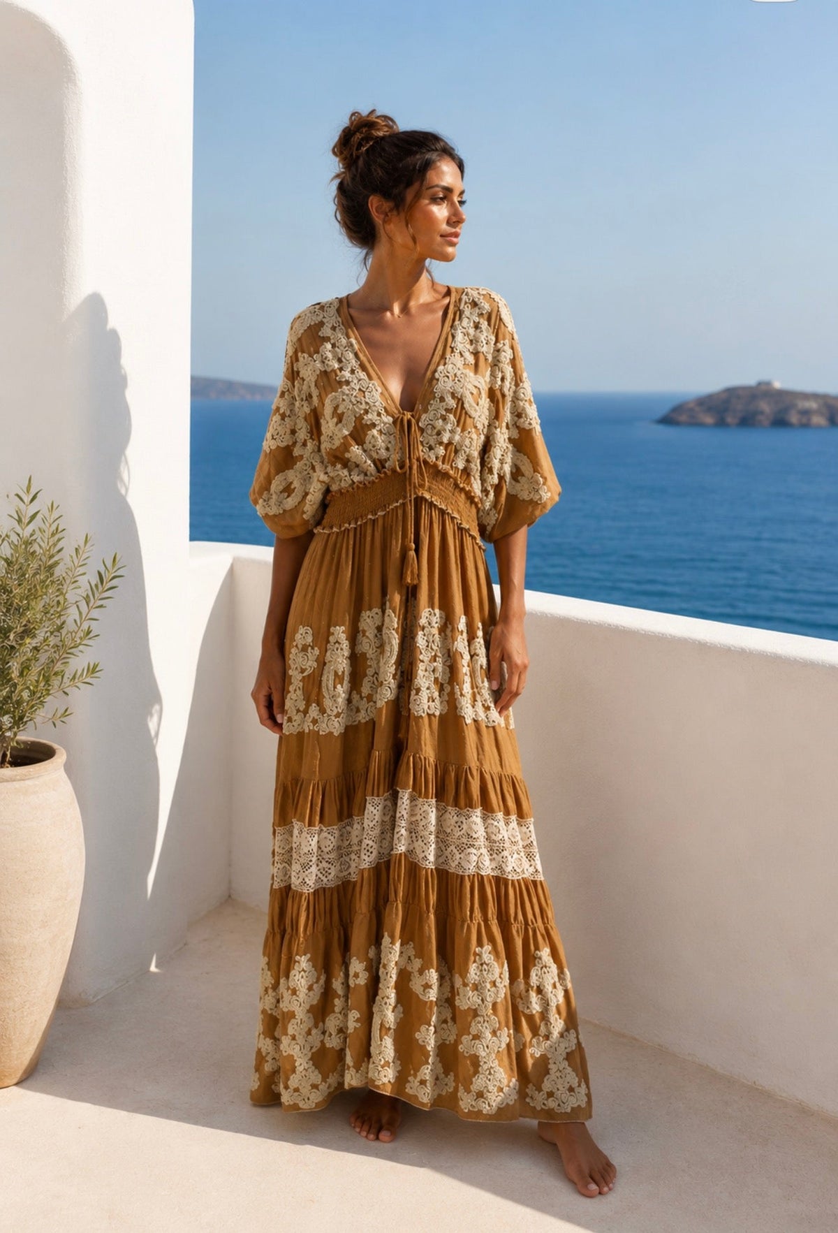 Caramel Sahara Dress