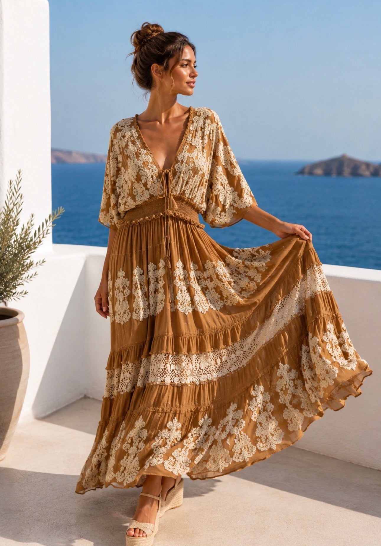 Caramel Sahara Dress