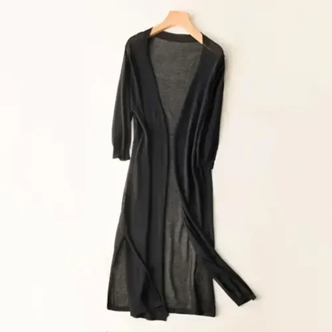Long Lightweight Elegant Cardigan for Women