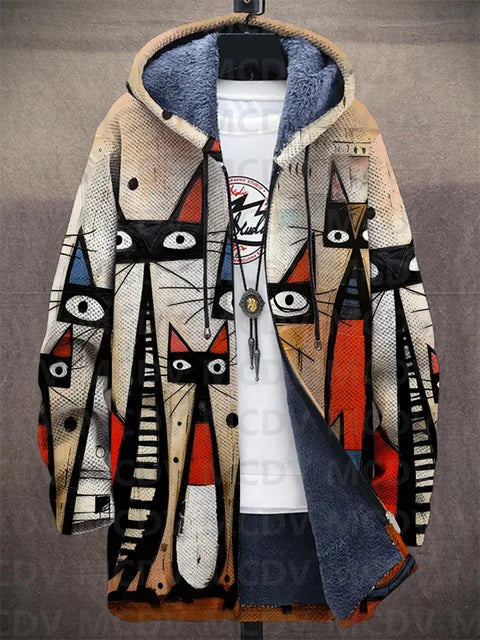Reuben | Art-Inspired Hooded Jacket