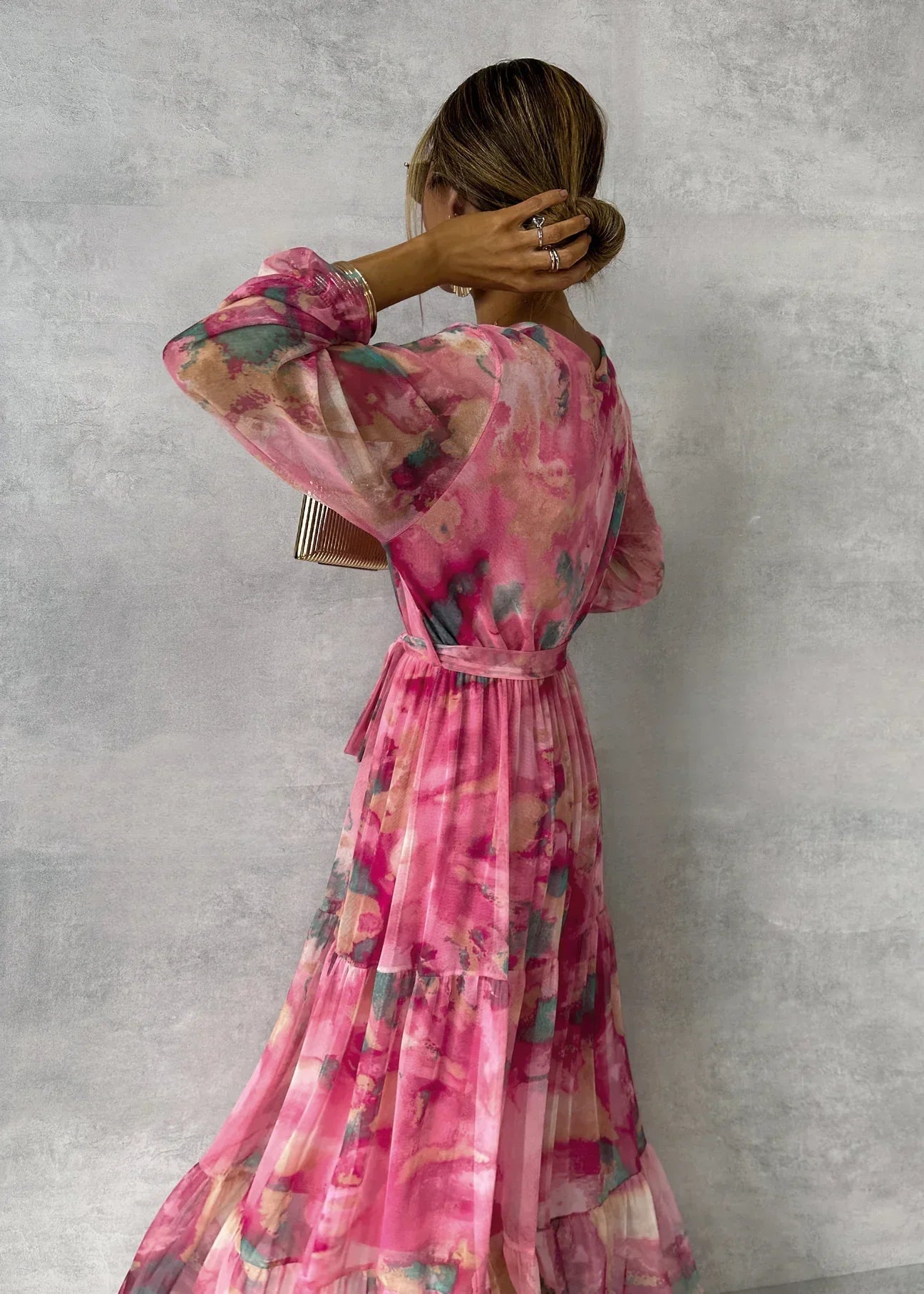 Ellis & Johnson™  | Wrap Dress with Floral Print