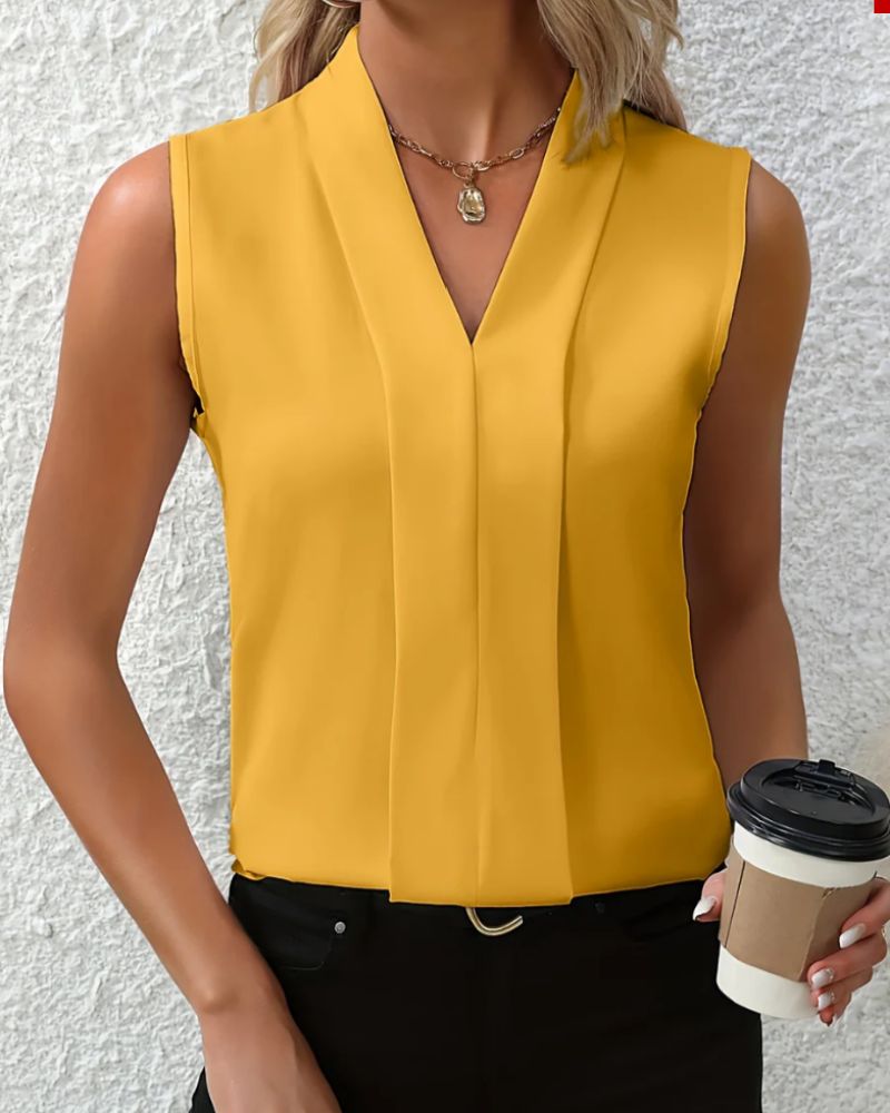 Nicole | Casual Loose V-Neck Top