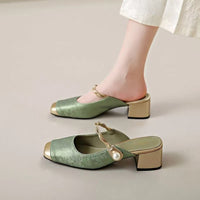 Melina | Genuine Leather Mules