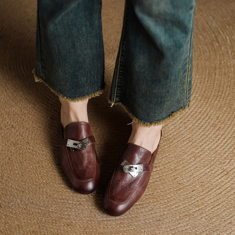 Carla | Genuine Leather Mules