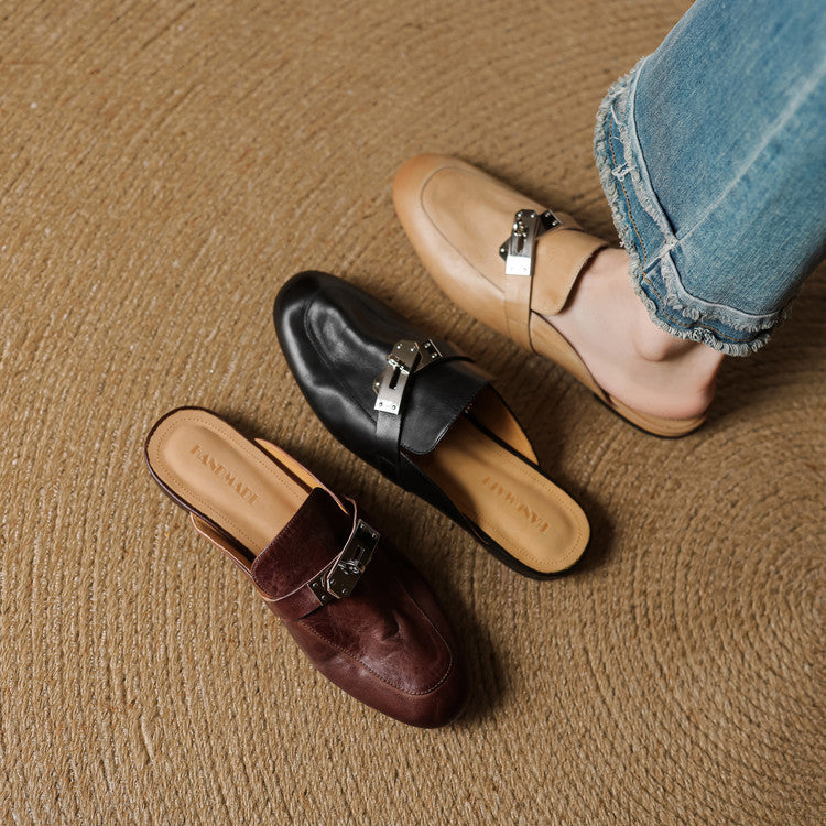 Carla | Genuine Leather Mules