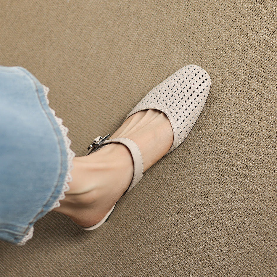 Ovia | Genuine Leather Mules
