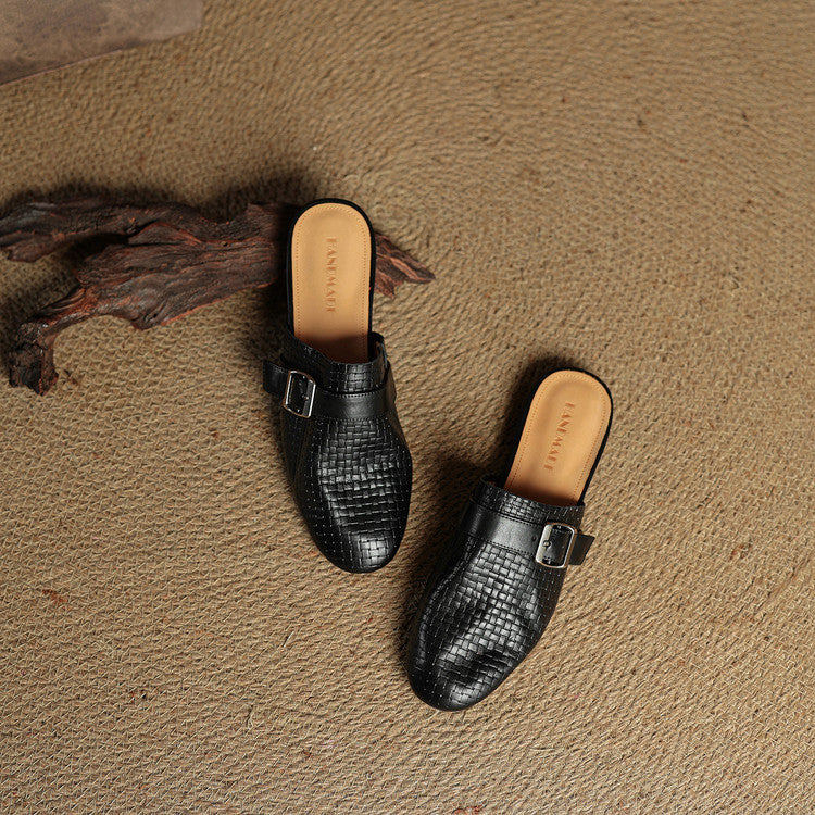 Emrie | Genuine Leather Mules