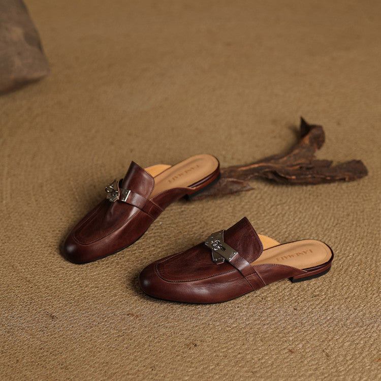 Carla | Genuine Leather Mules