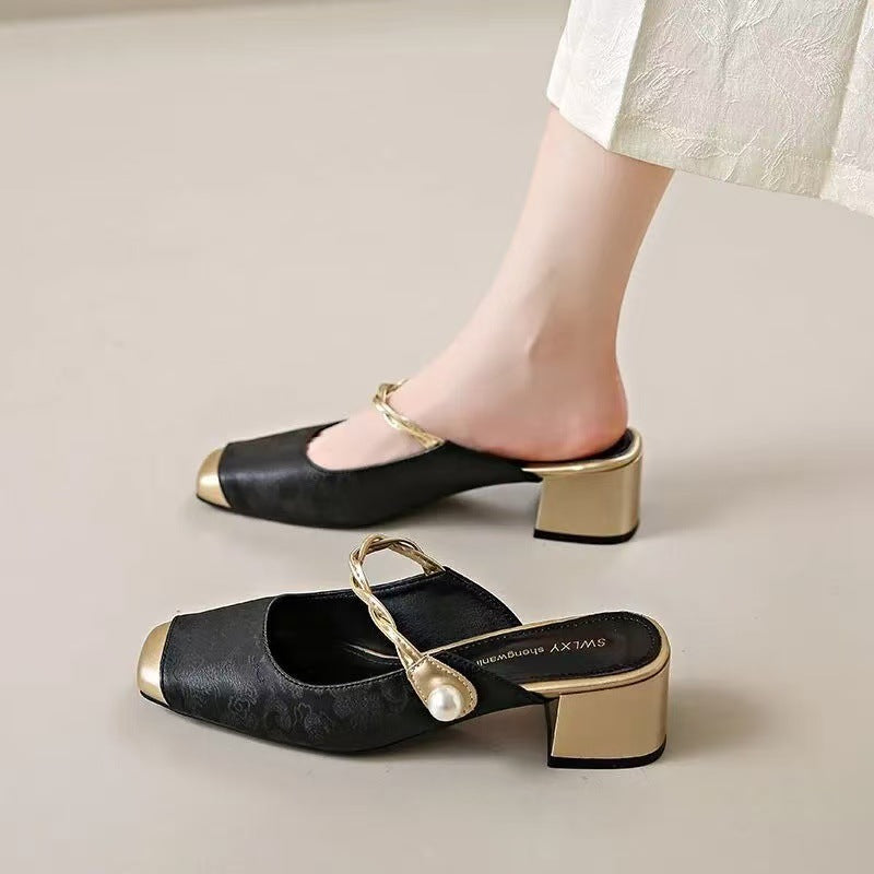 Melina | Genuine Leather Mules