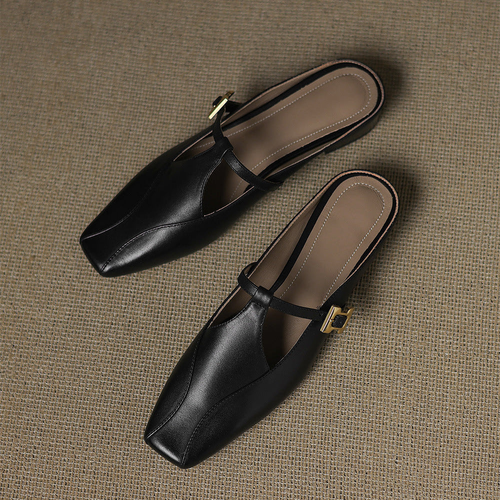 Keva | Genuine Leather Mules