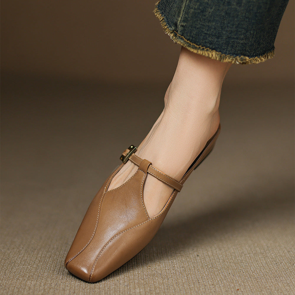 Keva | Genuine Leather Mules